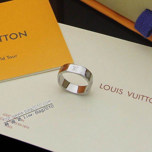 Louis Vuitton新款飾品 路易威登老花戒指 LV玫瑰金銀色金色女戒指指環  zglv1970